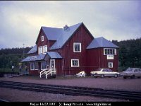 35338  Porjus : 1991 Inlandsbaneresan med SMoK, Porjus, Resor, SvK 14 Gällivare--Storuman, Svenska järnvägslinjer